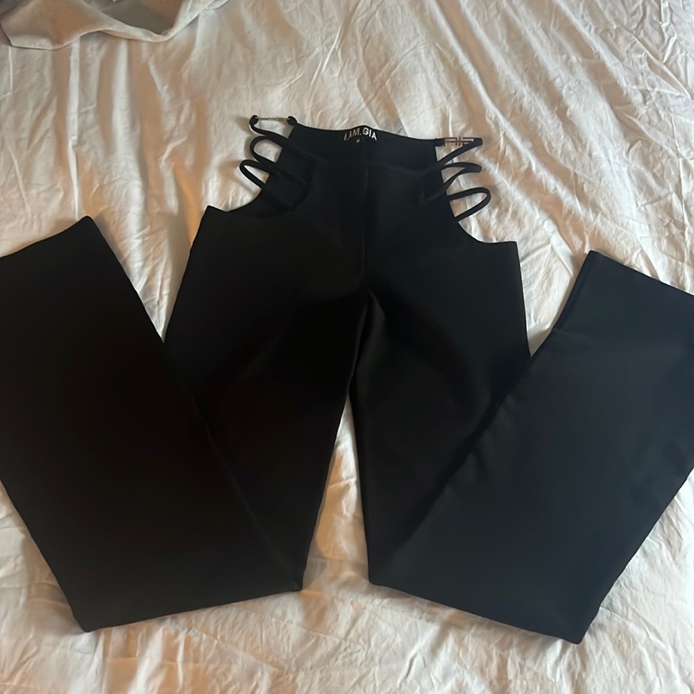 I AM GIA black pants